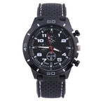 Rubber Fashion Sports Men's Watch Car Line Strap Silicone Student Watch