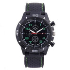 Rubber Fashion Sports Men's Watch Car Line Strap Silicone Student Watch