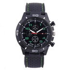 Rubber Fashion Sports Men's Watch Car Line Strap Silicone Student Watch